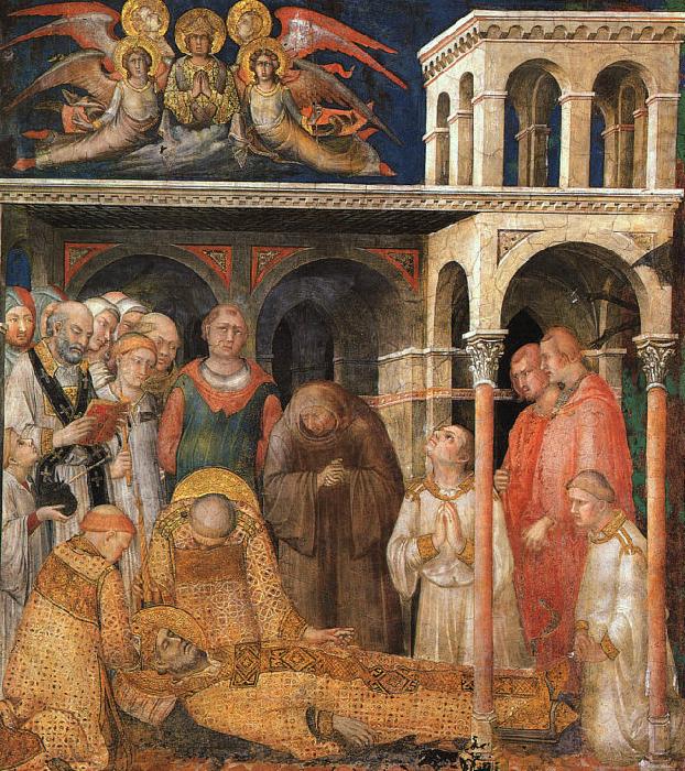 Simone Martini The Death of St.Martin oil painting image
